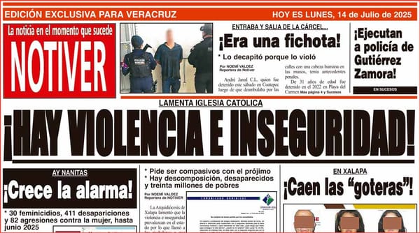 LA PORTADA - LUNES 14 DE JULIO 2025