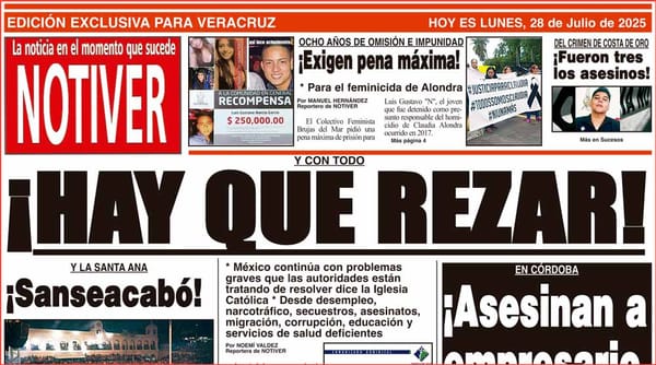 LA PORTADA - LUNES 28 DE JULIO 2025