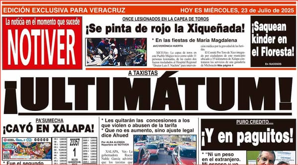 LA PORTADA - MIÉRCOLES 23 DE JULIO 2025