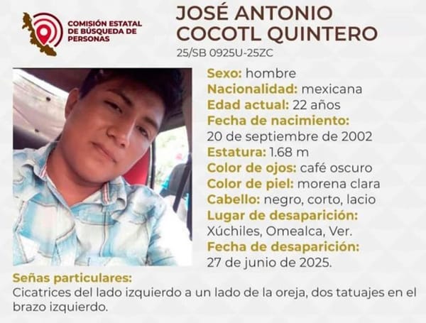 ¡FAMILIARES DE JOVEN DESAPARECIDO EXIGEN A FGE PERITAJE DE TAXI Y LA SÁBANA DE LLAMADAS!