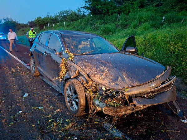 ¡CONDUCTORA HERIDA EN VOLCADURA EN LA AUTOPISTA!