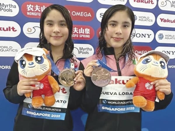 ¡GEMELAS DE BRONCE! - EN EL TRAMPOLIN