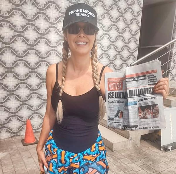 ¡MARLENE FAVELA CON NOTIVER! - *Participó en el cuarto y último desfile del Carnaval