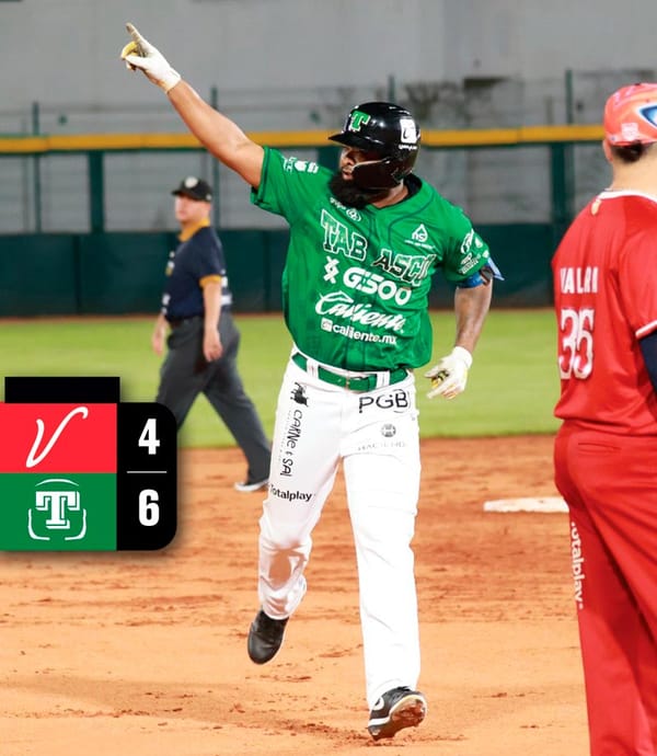 ¡TABASCO 6-4 AL ÁGUILA Y EMPATA SERIE!