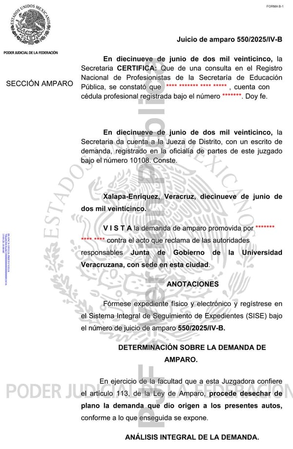 ¡REBOTA LOS AMPAROS!