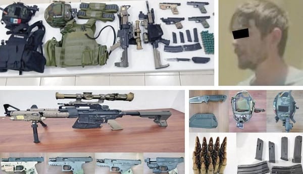 ¡DETIENEN A UN NORTEAMERICANO CON ARMAS LARGAS Y CREDENCIAL DE LA CIA! - EN EDOMEX