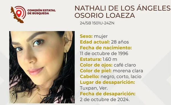 ¡LOCALIZAN SIN VIDA A MUJER DESAPARECIDA EN TUXPAN!