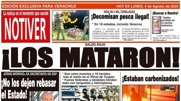 LA PORTADA - LUNES 4 DE AGOSTO 2025