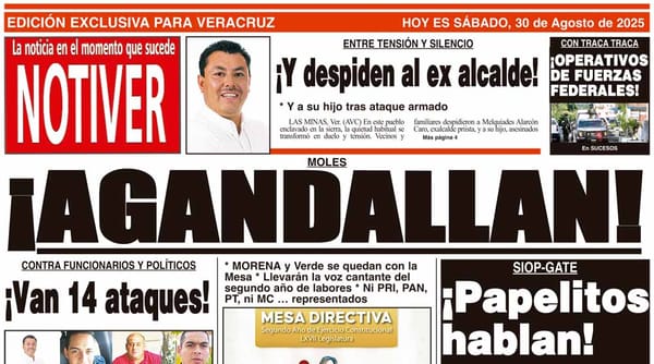 LA PORTADA - SÁBADO 30 DE AGOSTO 2025
