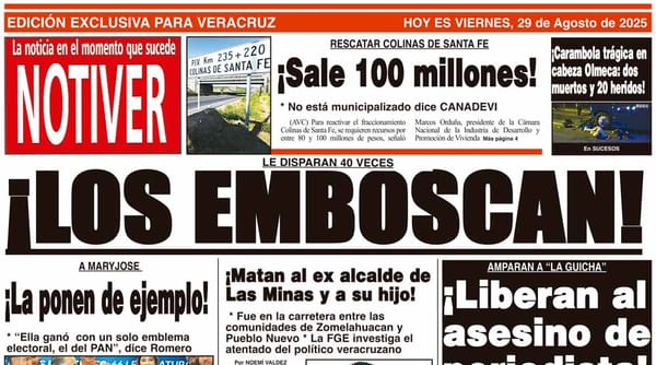 LA PORTADA - VIERNES 29 DE AGOSTO 2025