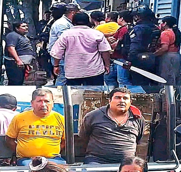 ¡DUELO A MACHETAZOS ENTRE MICROBUSEROS!