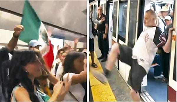 ¡ITALIANO AGREDE A MEXICANOS! - SE CREÍA HULK