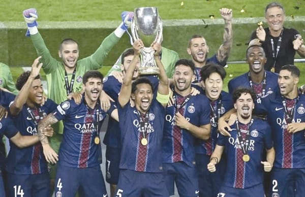¡EL PSG AHORA GANA LA SUPERCOPA DE EUROPA!