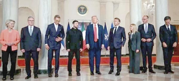 ¡TRUMP SE ENCUENTRA CON ZELENSKY Y LÍDERES EUROPEOS!