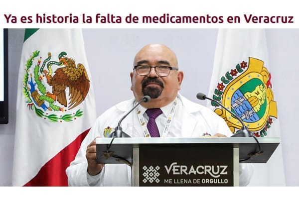¡ALOR VOLVIÓ A MENTIR! - *En el 2019 dijo que “Ya es historia la falta de medicamentos en Veracruz”