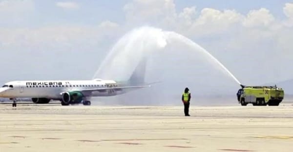 ¡RECIBEN EN EL AIFA EL SEGUNDO AVIÓN EMBRAER PARA MEXICANA!