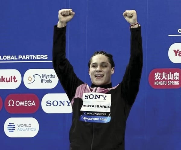 ¡ES MEXICANO OLVERA MEJOR CLAVADISTA MASCULINO DEL MUNDIAL DE SINGAPUR!