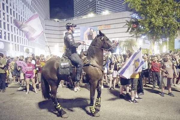 ¡MARCHAN EN TEL AVIV CONTRA EL PLAN DE TOMAR CONTROL DE GAZA!