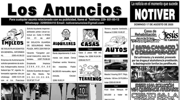 ...LOS ANUNCIOS, AVISOS Y DEMÁS! - DOMINGO, 17 DE AGOSTO 2025