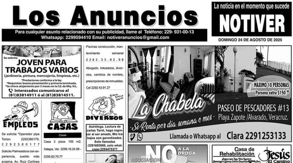 ...LOS ANUNCIOS, AVISOS Y DEMÁS! - DOMINGO, 24 DE AGOSTO 2025