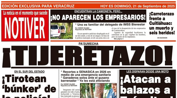 LA PORTADA - DOMINGO 21 DE SEPTIEMBRE 2025