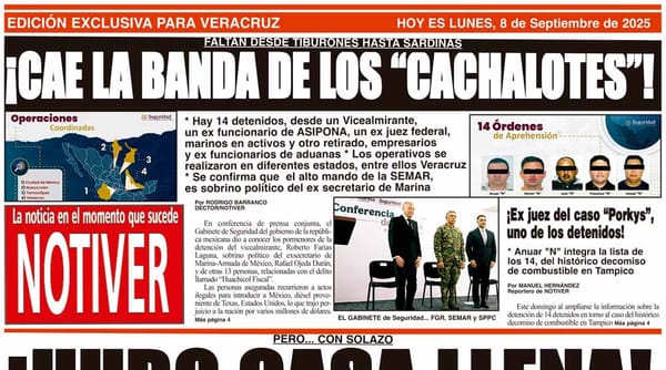 LA PORTADA - LUNES 8 DE SEPTIEMBRE 2025