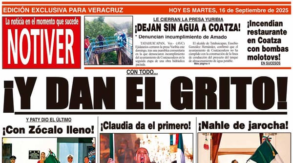 LA PORTADA - MARTES 16 DE SEPTIEMBRE 2025
