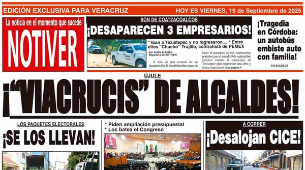 LA PORTADA - VIERNES 19 DE SEPTIEMBRE 2025
