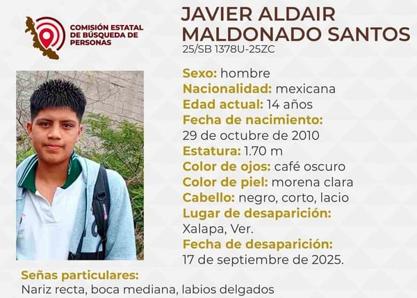 ¡JAVIER ALDAIR DESAPARECIÓ EN XALAPA!