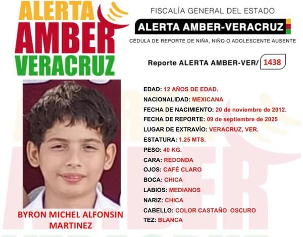 ¡EMITEN ALERTA AMBER POR LA DESAPARECIÓN DE BYRON MICHELLE!