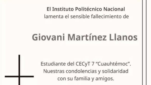 ¡MUERE GIOVANI: SUFRIÓ GRAVES QUEMADURAS POR EL PIPAZO!