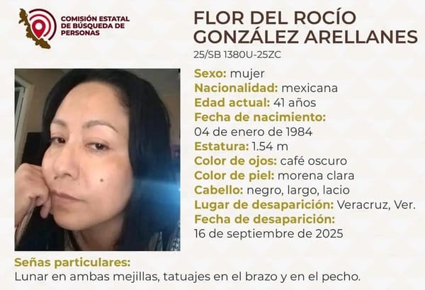 ¡FLOR DEL ROCÍO DESAPARECIÓ EN EL PUERTO DE VERACRUZ!