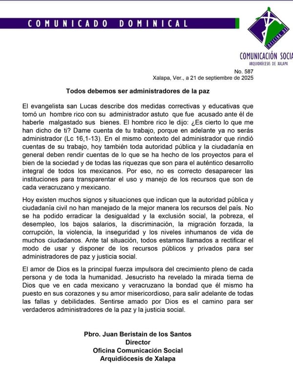 ¡HAY POBREZA Y DESEMPLEO! - IGLESIA CATÓLICA