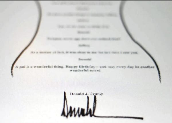¡ESTA ES LA CARTA CON CONTENIDO SEXUAL DIRIGIDA A EPSTEIN Y PRESUNTAMENTE FIRMADA POR TRUMP!