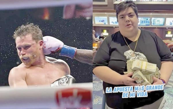 ¡INFLUENCER PERDIÓ 2 MILLONES DE PESOS POR APOSTARLE AL “CANELO”!