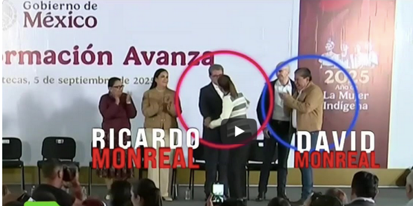 ¡DAVID Y RICARDO MONREAL NIEGAN DISTANCIAMIENTO TRAS NEGARSE EL SALUDO!
