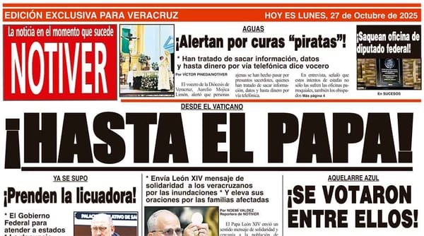 LA PORTADA - LUNES 27 DE OCTUBRE 2025