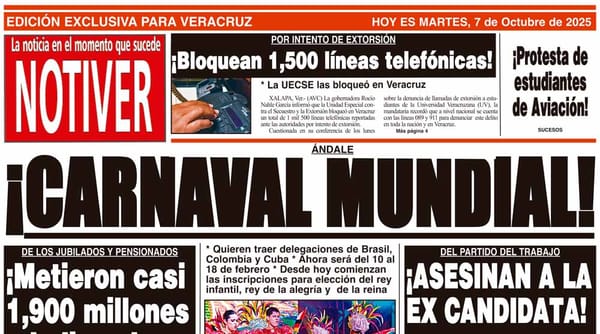LA PORTADA - MARTES 7 DE OCTUBRE 2025