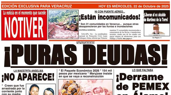 LA PORTADA - MIÉRCOLES 22 DE OCTUBRE 2025