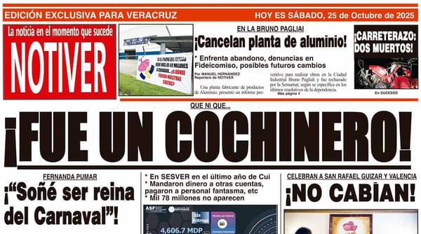LA PORTADA - SÁBADO 25 DE OCTUBRE 2025