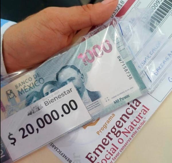 ¡DAN PRIMER APOYO DE 20 MIL!