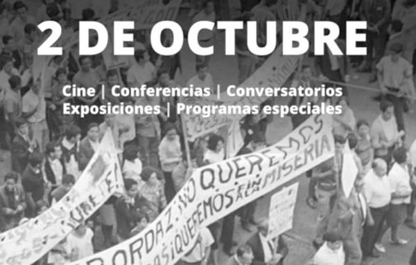 ¡2 DE OCTUBRE NO SE OLVIDA!
