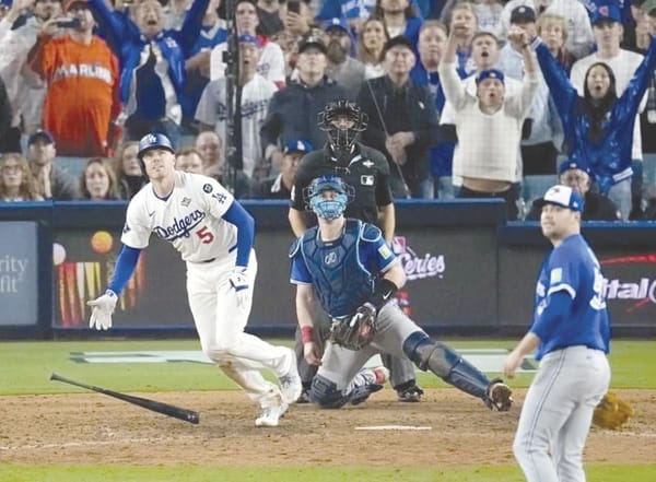 ¡KILOMÉTRICO!... DODGERS GANA 6-5 EN 18 ENTRADAS!