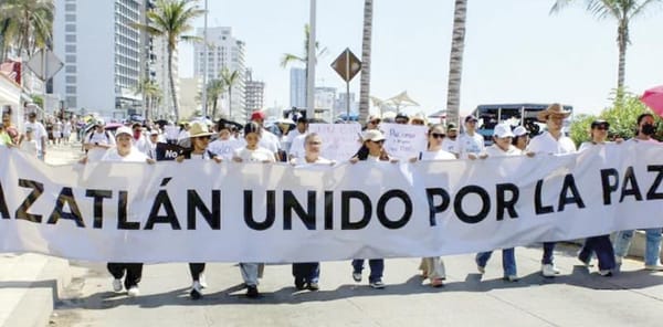 ¡MARCHAN EN MAZATLÁN POR DESAPARECIDOS Y POR LA PAZ!