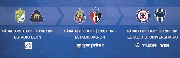 ¡CRUZ AZUL RECIBE A RAYADOS EN LA JORNADA SABATINA!