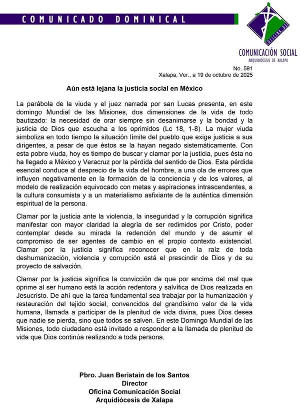 ¡ESTÁ LEJANA LA JUSTICIA SOCIAL!