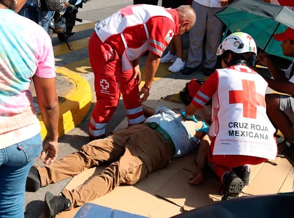 ¡‘JINETE DE ACERO’ HERIDO EN “TORTAZO”!