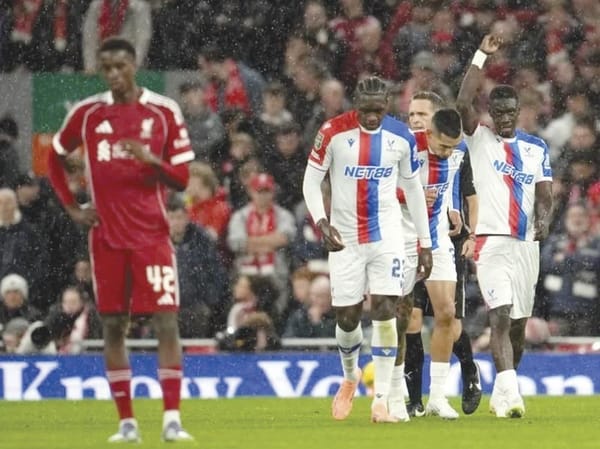 ¡CRYSTAL PALACE EMPEORA CRISIS DEL LIVERPOOL Y LO ELIMINA!