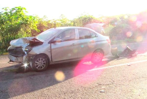 ¡‘TORTAZO’ EN EL DISTRIBUIDOR VIAL HACIA AL AEROPUERTO!