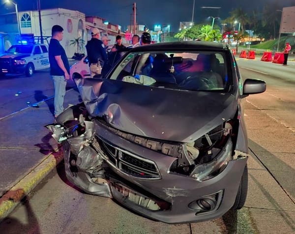 ¡“BORRACHAZO” EN EL BULEVAR MIGUEL ALEMÁN!